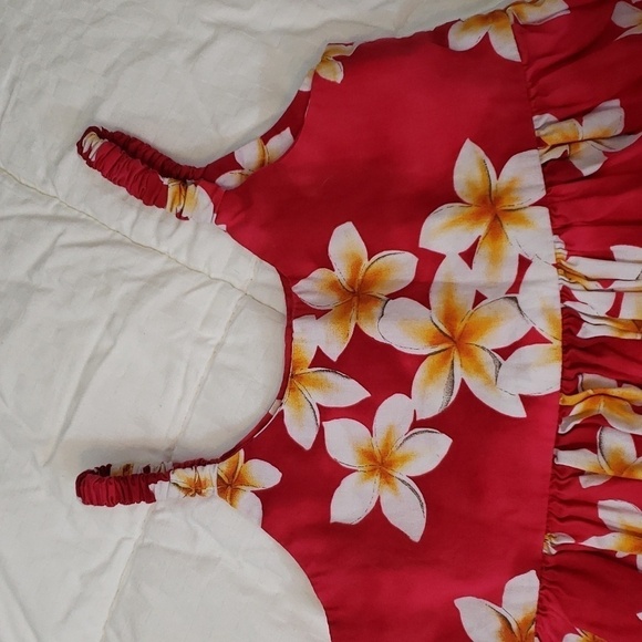 ROYAL Hawaiian Creations Children Red Floral Size XL - Picture 3 of 5
